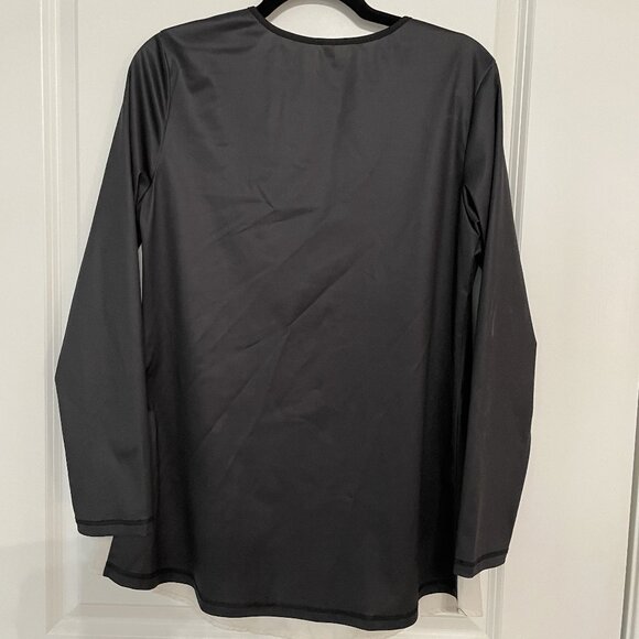 Women’s Christmas Blouse ROTITA Christmas Snowman Print Contrast Panel - Picture 5 of 10